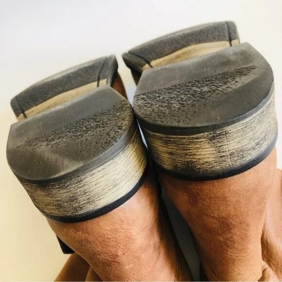 Steve Madden Fyzzle Cognac Moto Boots, size 7.5M π₯Ύ - Picture 13 of 15